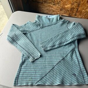 Mountain Hardwear Blue Striped Women's Sweater